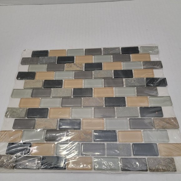 New Basic Glass Novelty Mosaic Wall Tile backsplash tub kitchen shower color